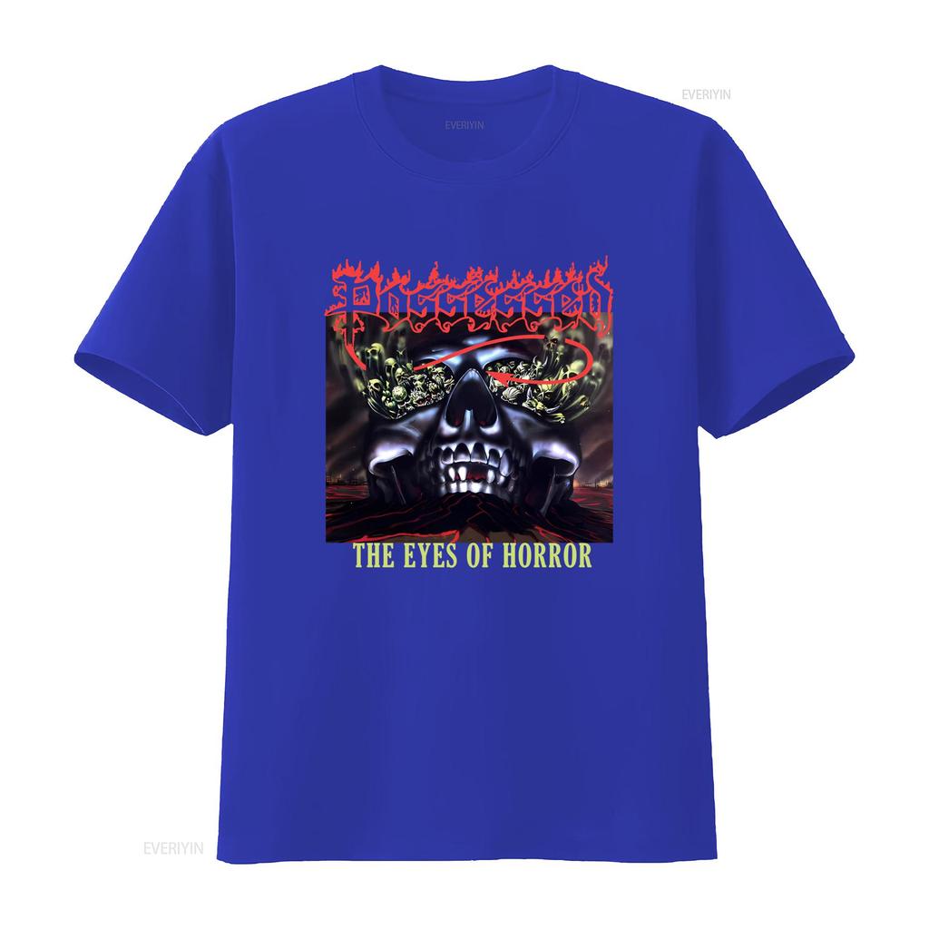 Besessen Die Augen Des Horrors T-Shirt Death Metal Band Print Erhältlich in S XL 2XL 3XL Neu Lang oder s vintage Gewaschen