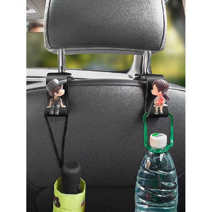 2 stücke Haken für Taschen Auto Clips Vordersitz Kopfstütze Organizer Halter Auto Verschluss Kleiderbügel Auto Lagerung Innen Zubehör