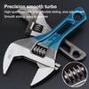 4/5/6/8 Inch Short Handle Adjustable Wrench Portable Mini Large Opening Monkey Spanner Household Wrench Tools