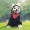 Thickened Dog Motorcycle Jacket Windproof Winter Pet Clothes Dog Fur Jackets  For Autumn/Winter