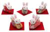Tougei Zodiac Craft Chirimen Five Lucky Leaping Rabbit 3526 Kit,