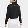 Nike Sportswear Short Casual Stand Collar Jacket Women Jackets Black CU6790-010
