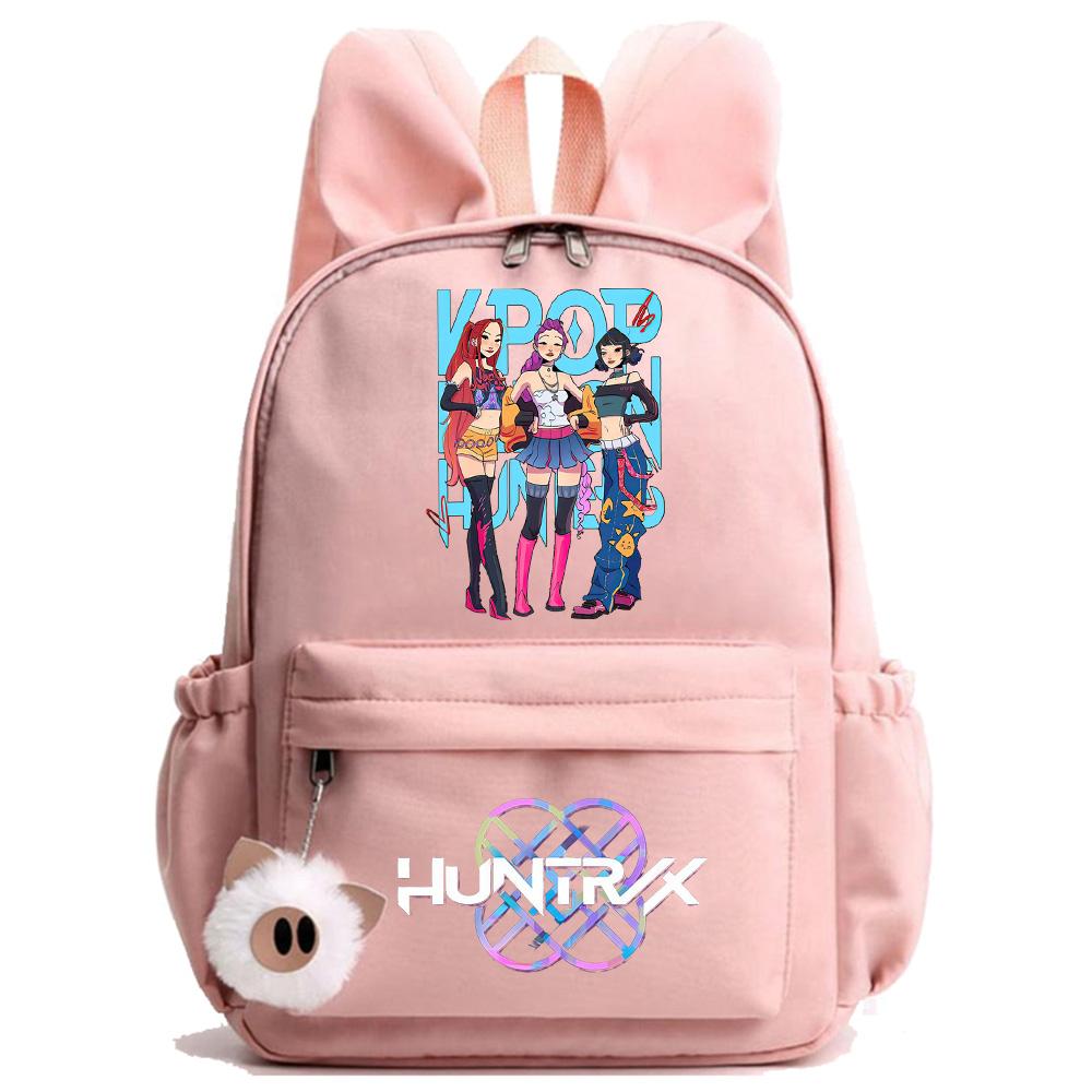 Anime Cute K-Pop Printed Backpack Student Teenager Bookbag for Boy Girl Schoolbag Kid Gift Women Large Capacity Travel Bag Mochila