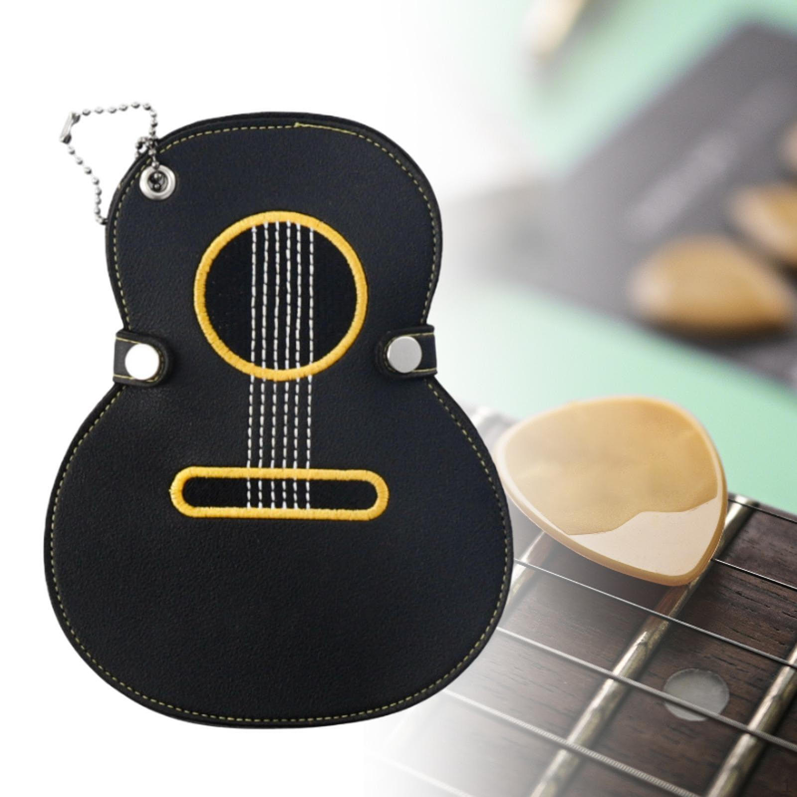 

Guitar Pick Bag, Storage for Guitarists чорний