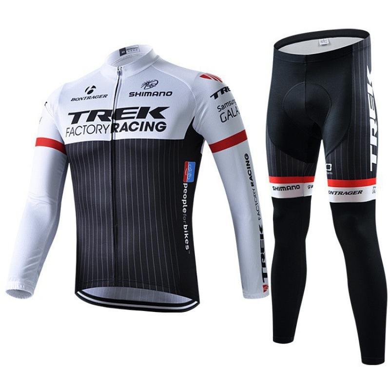 Spring and Autumn Men's Long Sleeve Cycling Suit Breathable Quick-drying Cycling Suit