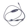 USB Regulátor rychlosti ventilátoru Adaptér konektoru Ventilátorový regulátor Nový 3stupňový nastavení síly větru Kabel pro chladicí oblečení