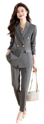 Formal Suit for Jacket and Perfect for and Casual Stylish and Relaxed Slimming Suitable for Entrance and Office Slimming and [KOSIKINI] Women