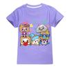 Children's Short Sleeve T-Shirt Girls Casual Comfort Top Daily Cute Print T-Shirts Girls