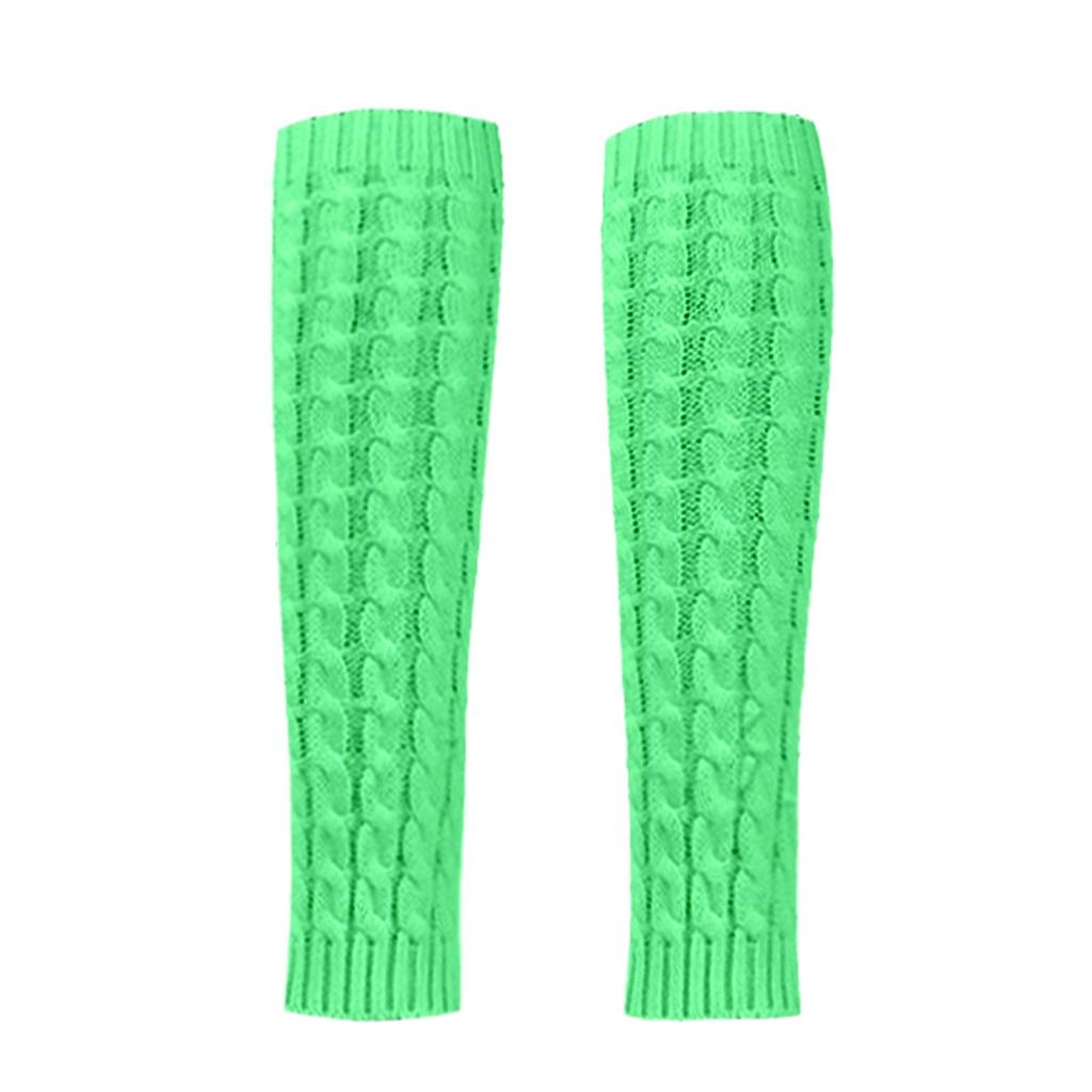 Fashion Women Winter Warm Leg Warmers Knitted Crochet Long Socks