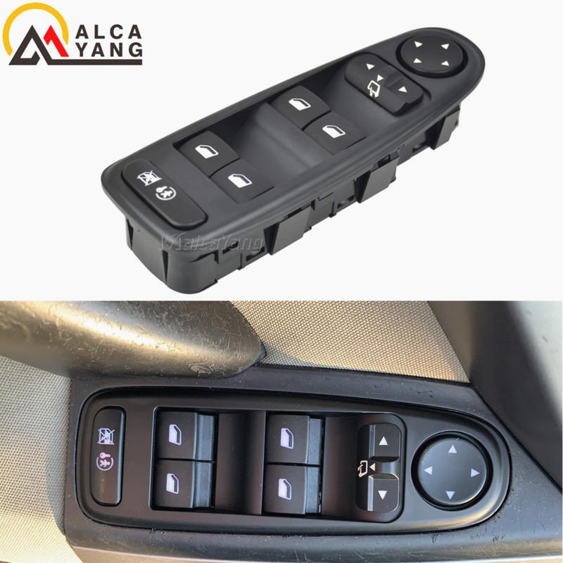 Power Window Main Switch 6554YH 6554.YH For Citroen C4 4 Picasso 2008-2013 For Peugeot Regulator Electric Folding Car Styling