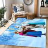 Frozen Adventure Disney Cartoon Theme Anti-Slip Rug - Polyester, Home Decor, Suitable for Bedrooms, Living Rooms, Doorways, and Studios