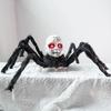 Sound Activated Face Spider for Halloween, Scary Animatronic Walking Spider Haunted House Prop Halloween Party Porch Decoration