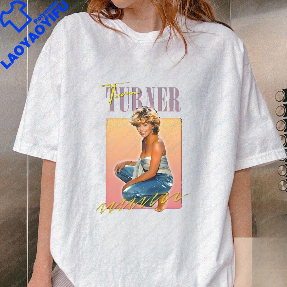 Tina Turner - Rock Band Summer Casual Trendy Multi-Purpose Round-neck T-Shirt for Both Unisex and WoUnisex