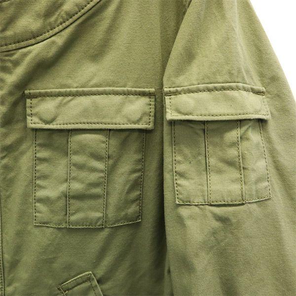 Ne-net No Color Mod Coat Khaki Military Women Used