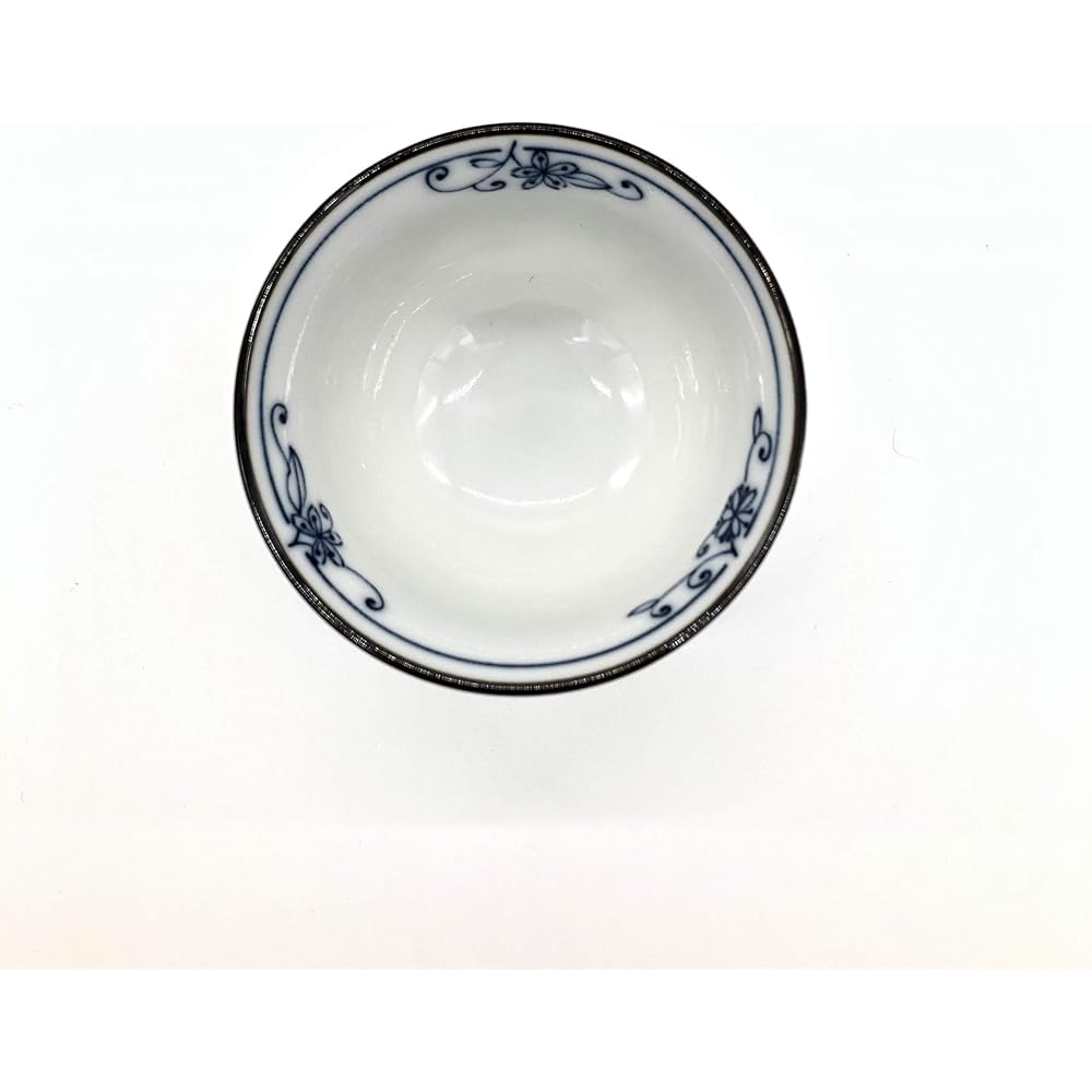 Nihon Tosai Line Aoi Tea Cup Set with Saucer Traditional Japanese Design