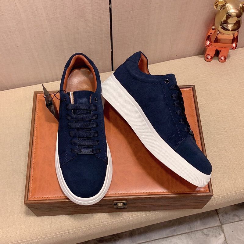 Classic Business Men Leather Casual Shoes Flats Skateboard Shoes Print Lace-up Comfortable Man Non Slip Sneakers Zapatos Hombre
