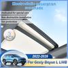 Pare-soleil de toit ouvrant de voiture pour Geely Boyue L FX11 -2025 2024 MK3 LWB Électrostatique Daim Silicone Pare-soleil Parties de toit Accessoires