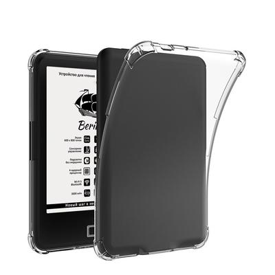 Airbag 6 Zoll E-Reader Hülle Transparente TPU Rückseite Stoßfest für Onyx Boox P6/C63/C67/Bering/Magellan/Faust/Darwin/Caesar