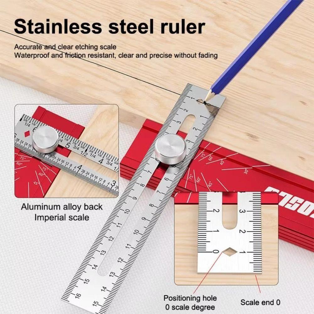 Digital Protractor Multi Angle Ruler Foldable Gauge Professional Marking Protractor Woodworking