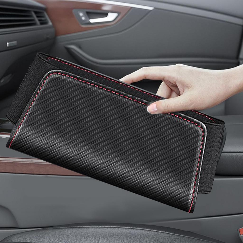 Back Of Seat Car Organizer Self-Adhesive Automotive Behind Seat Storage Bag for Phone Seatback Organization Box Bag for Truck