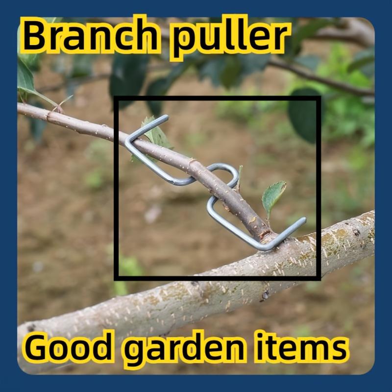 [50 buc Tragător Metalic de Ramuri] 50 buc Instrument Durabil Metalic pentru Tragerea Ramurilor de Grădină - Îndoitore Reutilizabil pentru Ramuri de Pom Fructifer pentru Modelarea și Antrenarea Arborilor
