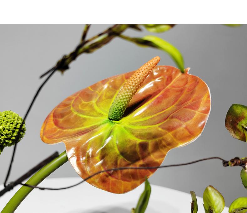 Chinese Style Floral Coffee Table Arrangement for Living Room or Hotel Decor