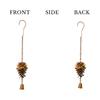 Pinecone Shaped Rain Chain Metal Rain Chain Gutter Rain Chain Downpipe Outdoor Rain Catcher Decorate Pine Cones Rain Chain