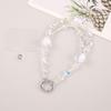 Luxury Style Cartoon Crystal Bead Phone Chain Colorful String Phone Lanyard Bag Chain Wholesale