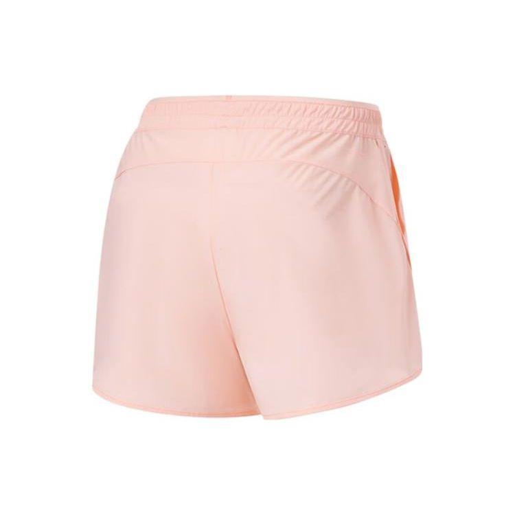 Li Ning Fitness Series Logo Cool Sports Shorts Women Shorts Light-Cherry-Pink AKST754-2