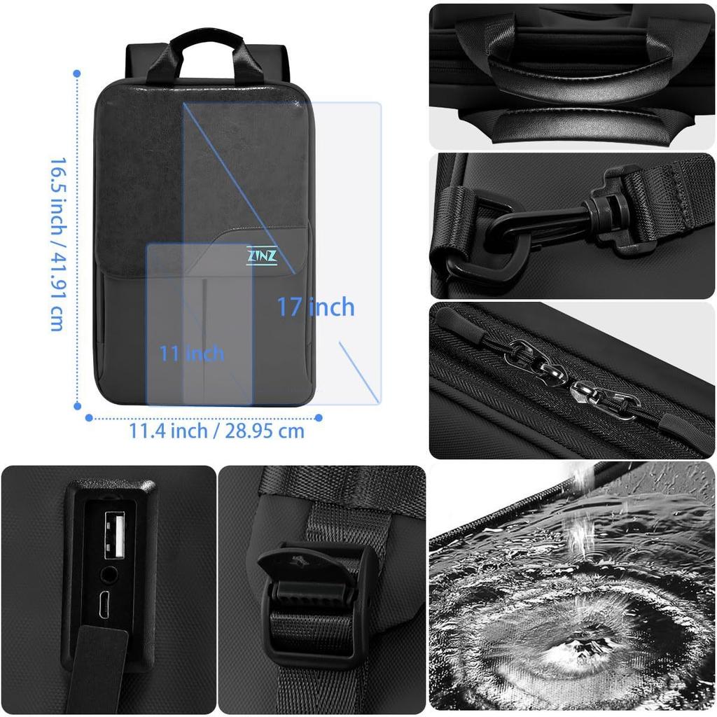 15-16 Inch Laptop Bag Lightweight Expandable Backpack