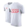 2025 CCCP Russian Summer Unisexs Round Neck Breathable Tshirt USSR Soviet Union Logo Print Loose Comfortable QuickDry Top