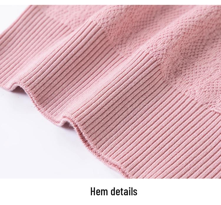 Women's Light Luxury V-Neck Ice Silk T-Shirt: This Short-sleeved, Mulberry Silk Knit Top Is Popular for Middle-aged Mothers This Summer.