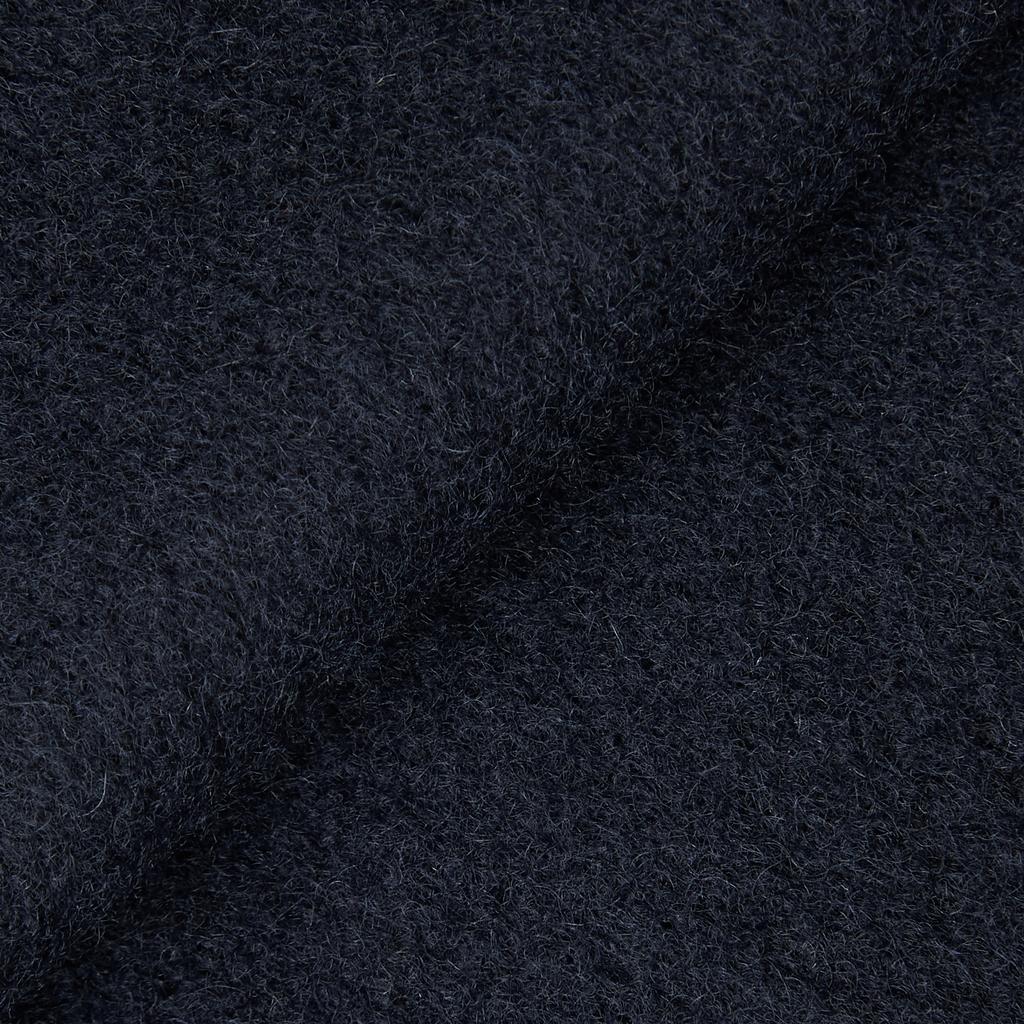 HAZZYS [His] Wool Cashmere Blend Balmacaan Coat Navy