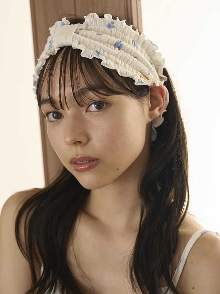Little Rose Pattern Hairband PWGA254625BLUF Needle-Punched