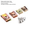 Car U Clip, Automotive U Type Nut Screw Clip Metal Body Panel Clip Interior Trim Fasteners with Stainless Steel Screws Assortment Kit for Motorcycle
