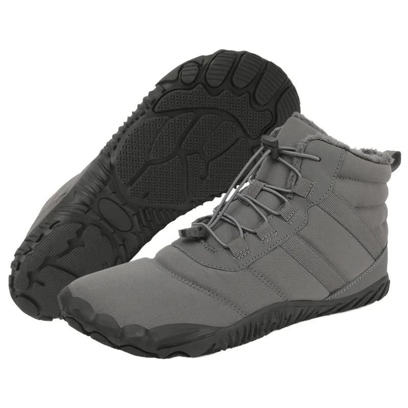 Унисекс зимние ботинки для снега для мужчин и женщин нескользящие треккинговые кроссовки водонепроницаемые утолщенные повседневные походные альпинистские походные ботинки 36 серый 2824₽