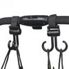 Baby Stroller Hook Double Hook Pram 360 Degree Rotatable Cart Hooks Hanging Diaper Bag Baby Car Seat Hook Stroller Accessories