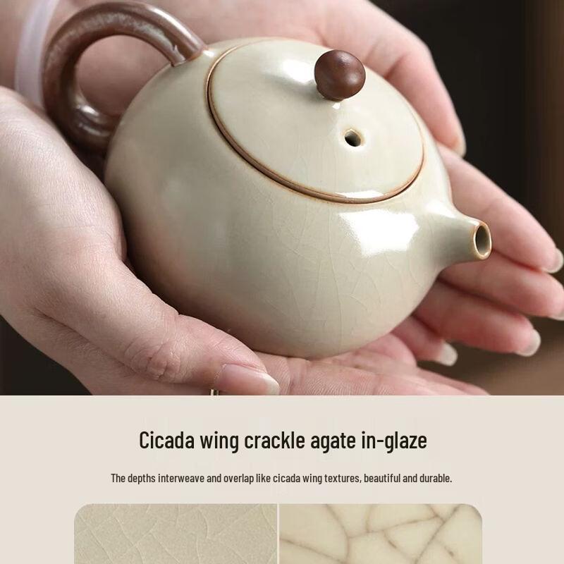 Anmu Ru Kiln Ceramic Kung Fu Tea Set