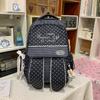 Schoolbag new cute cute cute polka dot lace rabbit ears backpack commuting versatile large capacity student bag