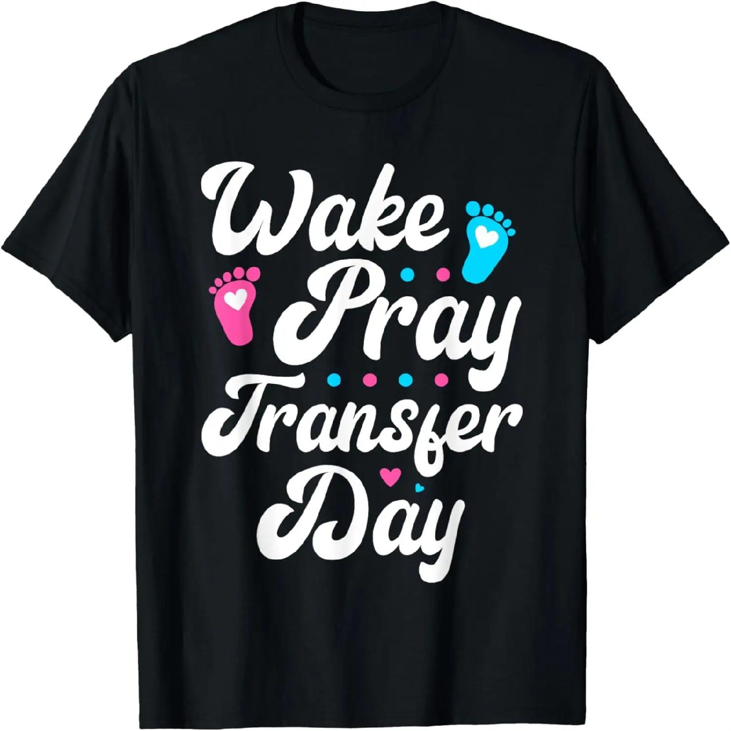 Pineapple Transfer Day IVF Embabies Wake Pray Transfer Day T-Shirt XXXXXL разноцветный