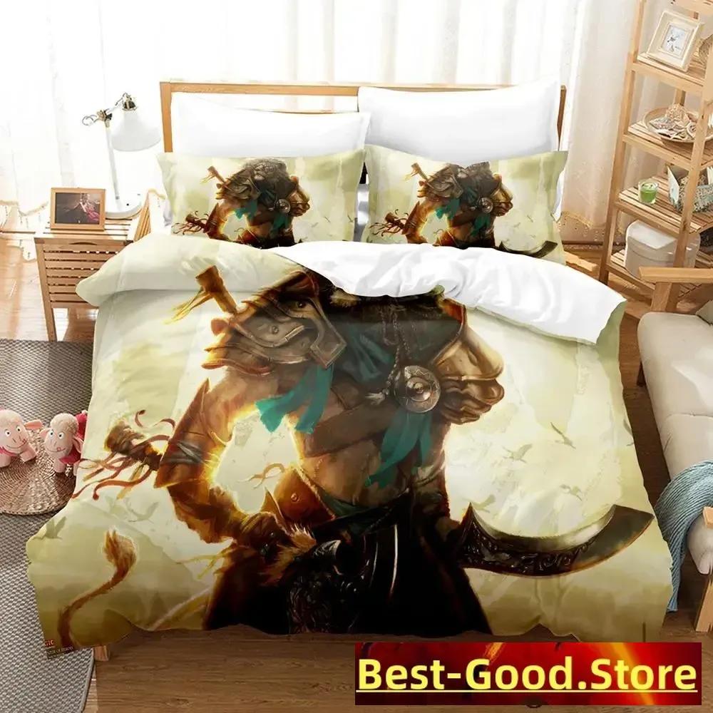 2023 M-Magic The Gathering Bedding Set Cartoon Anime Three-piece Set Adult Kid Bedroom Duvetcover Sets 3D Kawaii