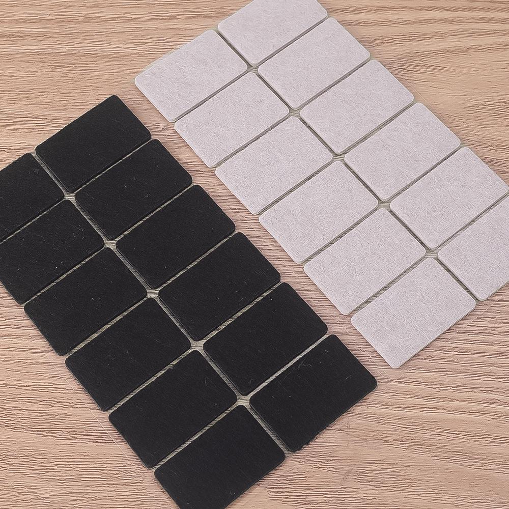 Felt Chair Leg Pads Round DIY Rectangle Floor Protector Self Adhesive Home Furniture Table Mute Bumper Pad Anti Slip Scratch Mat