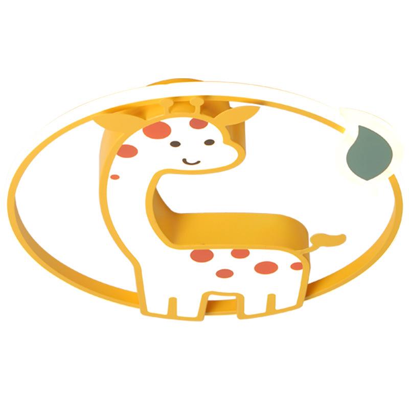 2025 Modern Giraffe Cartoon Ceiling Lamp for Children's Bedroom