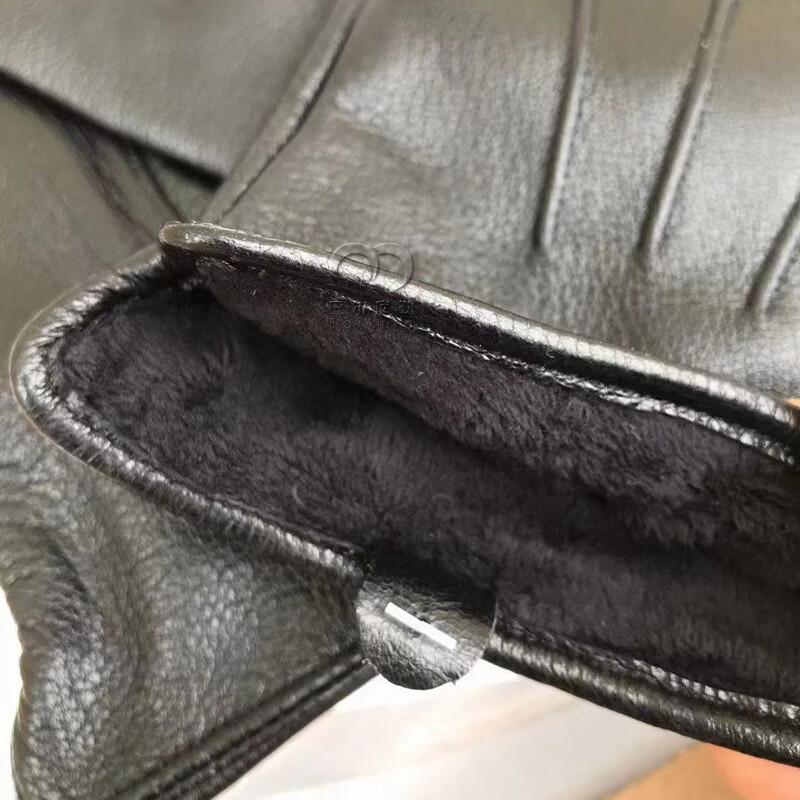 Xiaobing Men's Winter Cycling Leather Gloves