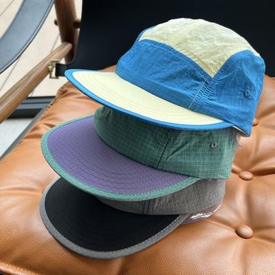 Quick-drying Splicing Baseball Cap 5-Panel Sun Visor Cap Waterproof Sunshade Cap  Unisex