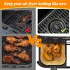 50/100PCS Disposable Air Fryer Paper Bakeware Tray Non-Stick Mat Oil-proof Liner Barbecue Pad for Kitchen Oven Baking Paper