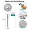 60 Pcs/set Diamond  Cutting  Wheels For Dremel Rotary Tool Die Grinder Metal Cut Off Disc