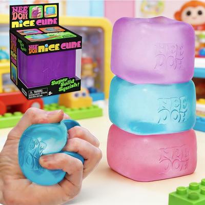 Fidget Spielzeug Stresswürfel, Würfel Squishies Angst Stressabbau mit dicker Substanz, Fidgets für das Klassenzimmer, Stressbälle für Erwachsene Kinder Kinder Jugendliche