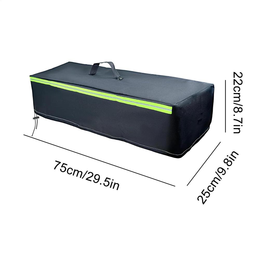 Outdoor Fire Pit Cover Waterproof Windproof Oxford Cloth Rectangle Fire Table Cover For Garden Backyard Farm Pathway Driveway