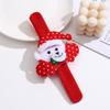 Cartoon Christmas Slap Bracelet Toy Kids Party Favor Santa Claus Snowman Reindeer Children Kid Wristband 2025 Xmas Gift New Year